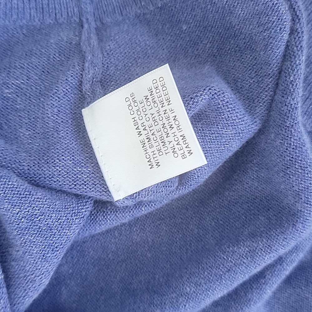 Daniel Cremieux Supima Cotton V Neck Sweater Vest Sz Large - Picture 7 of 7